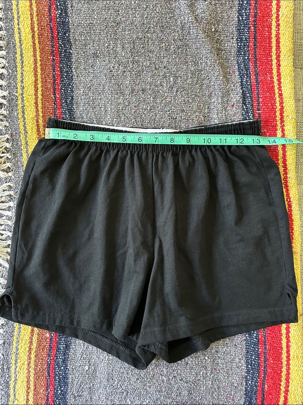 2-Pair of Soffe Black Women's Athletic Elastic Waist Shorts - Picture 5 of 5
